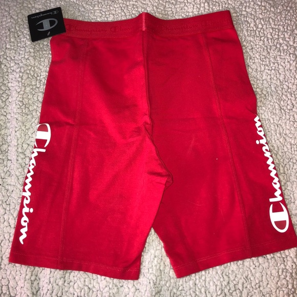 Champion Everyday Bike Shorts Vertical Logo - Picture 3 of 4